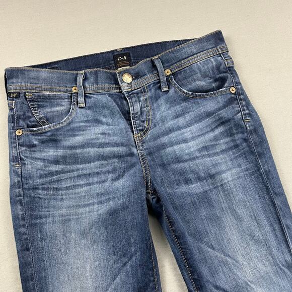 Citizens of Humanity Jeans Dani Cropped Straight Leg Rolled Cuff Mid Rise 26 - Picture 4 of 9